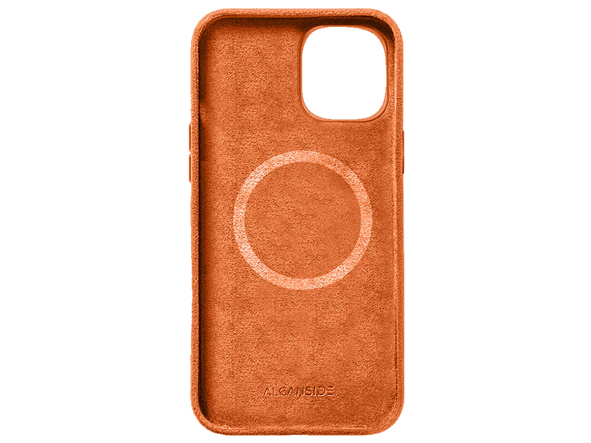 Alcanside Alcantara MagSafe Case Oranje - iPhone 14 Plus hoesje