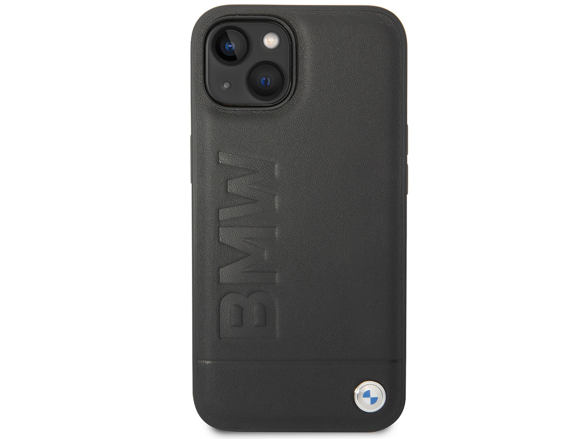 BMW Signature Leather Case - iPhone 14 Plus hoesje