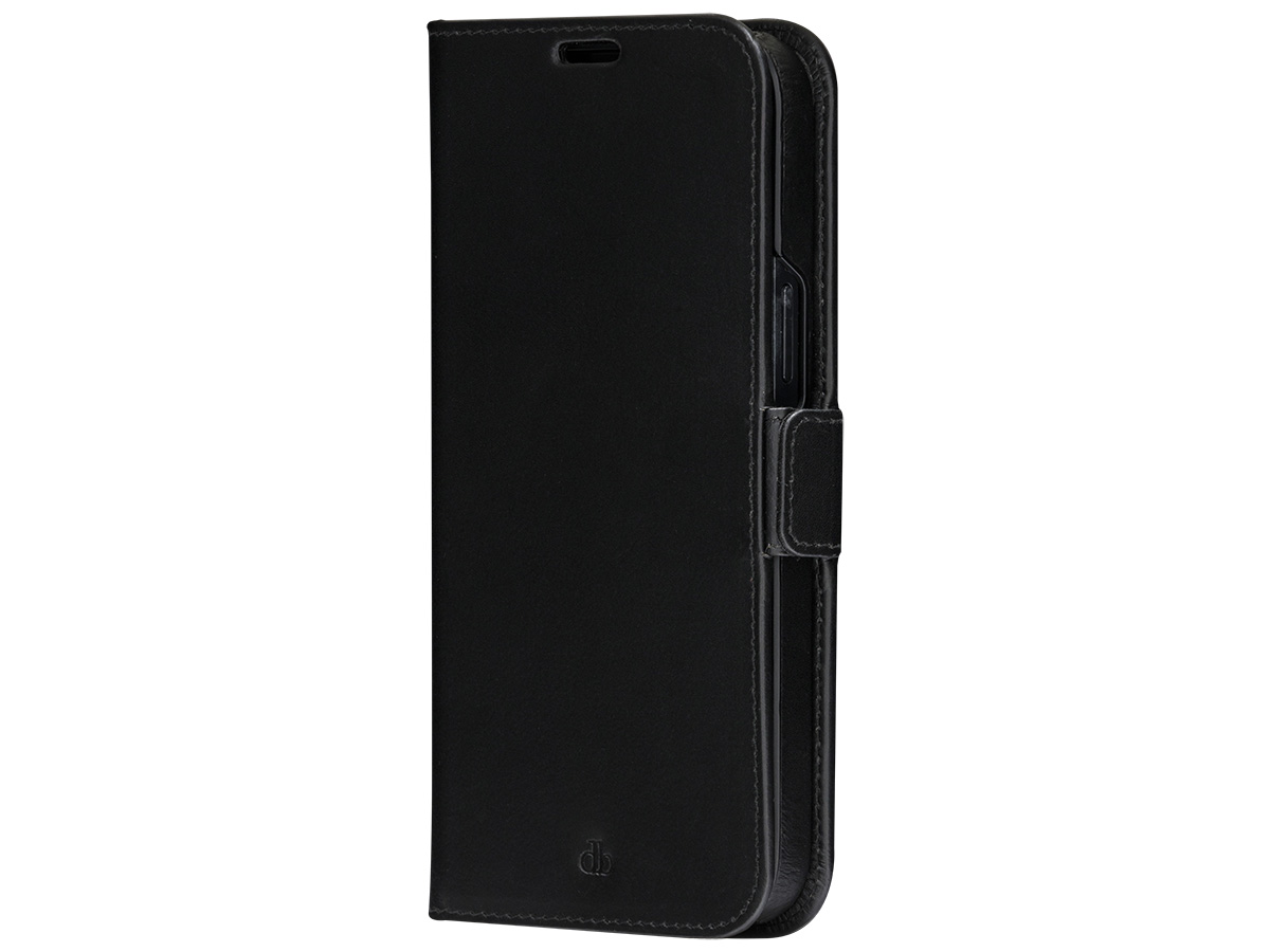 dbramante1928 Lynge Magnetic 2in1 Case Zwart - Leren iPhone 15 Plus Hoesje