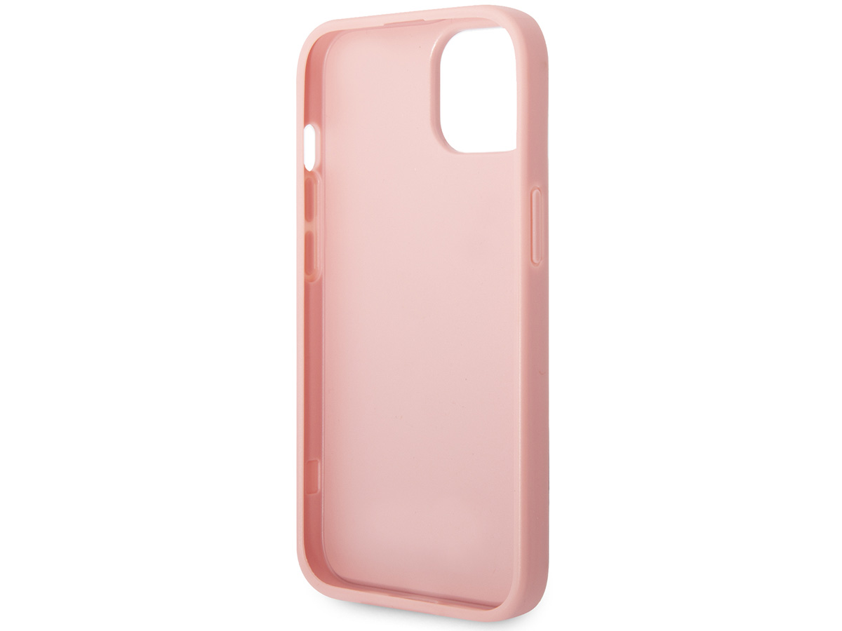 Guess Glitter TPU Case Roze - iPhone 14 Plus/15 Plus hoesje