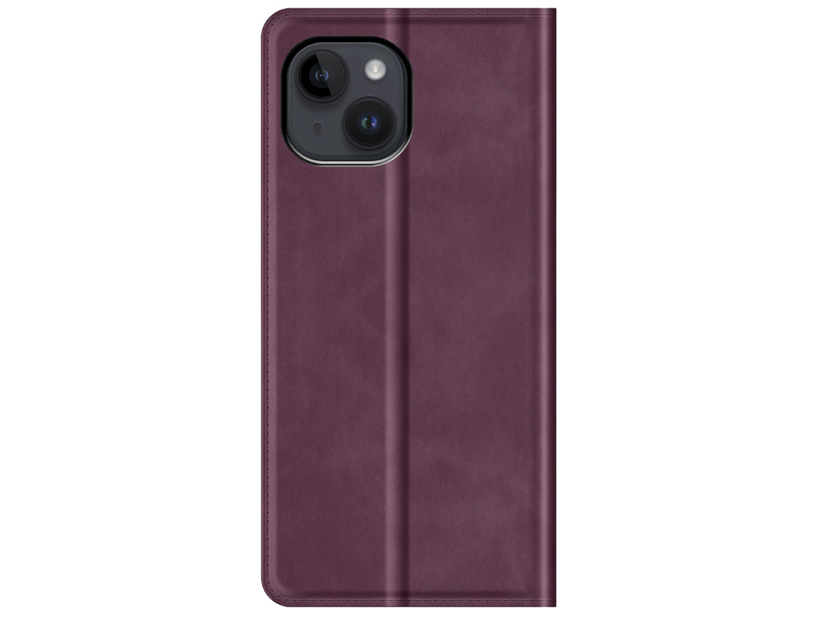 Just in Case Slim Wallet Case Paars - iPhone 14 Plus hoesje