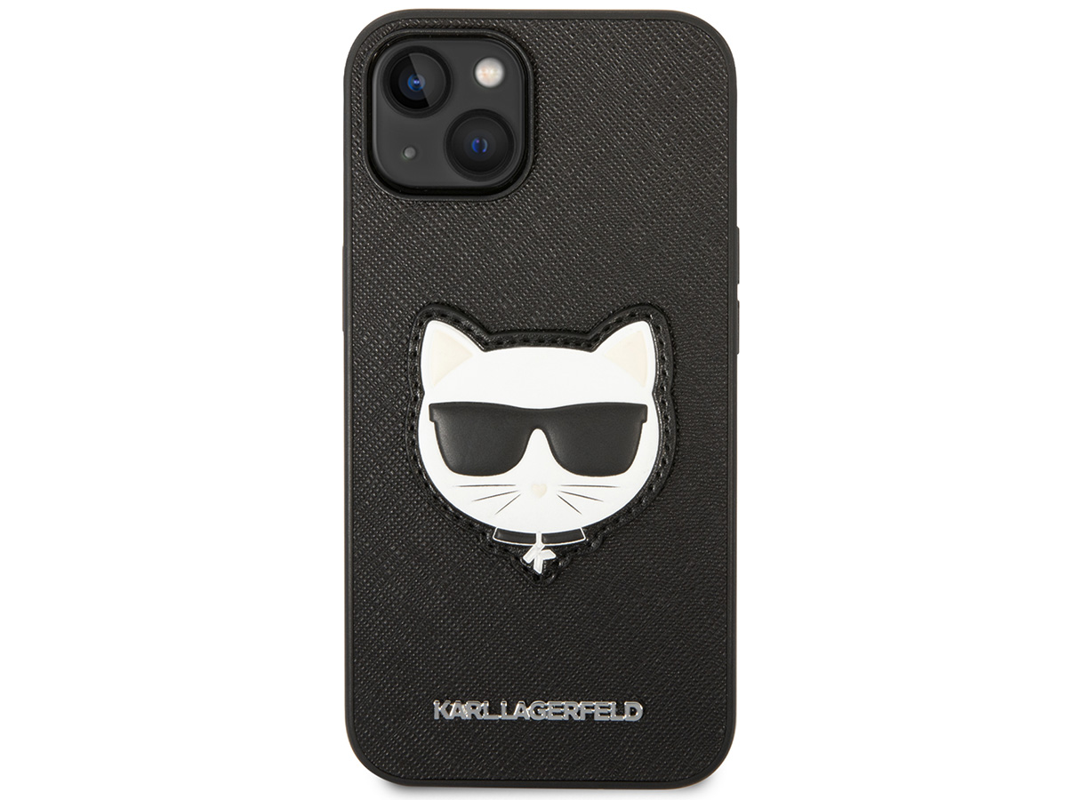 Karl Lagerfeld Ikonik Choupette Patch Case - iPhone 14 Plus/15 Plus hoesje