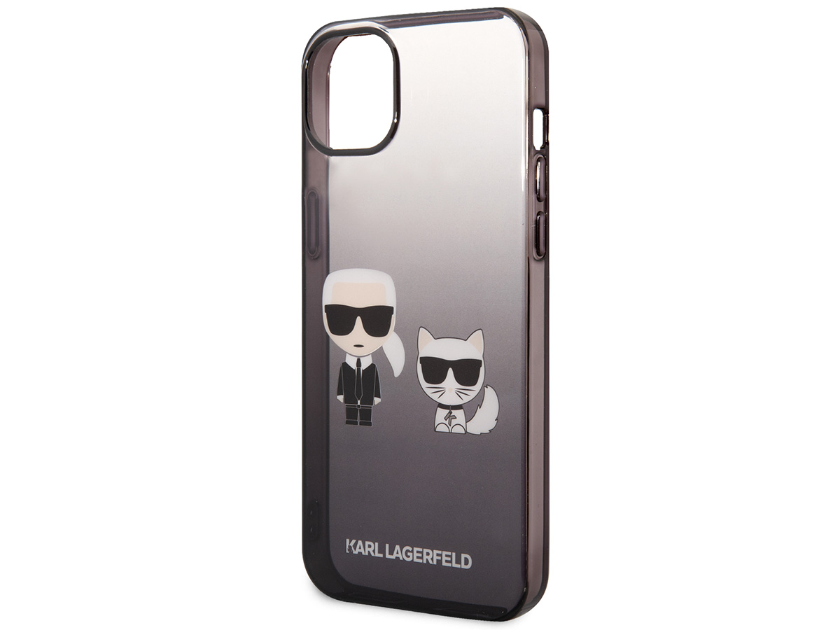 Karl Lagerfeld Ikonik Duo Case Zwart - iPhone 14 Plus/15 Plus hoesje