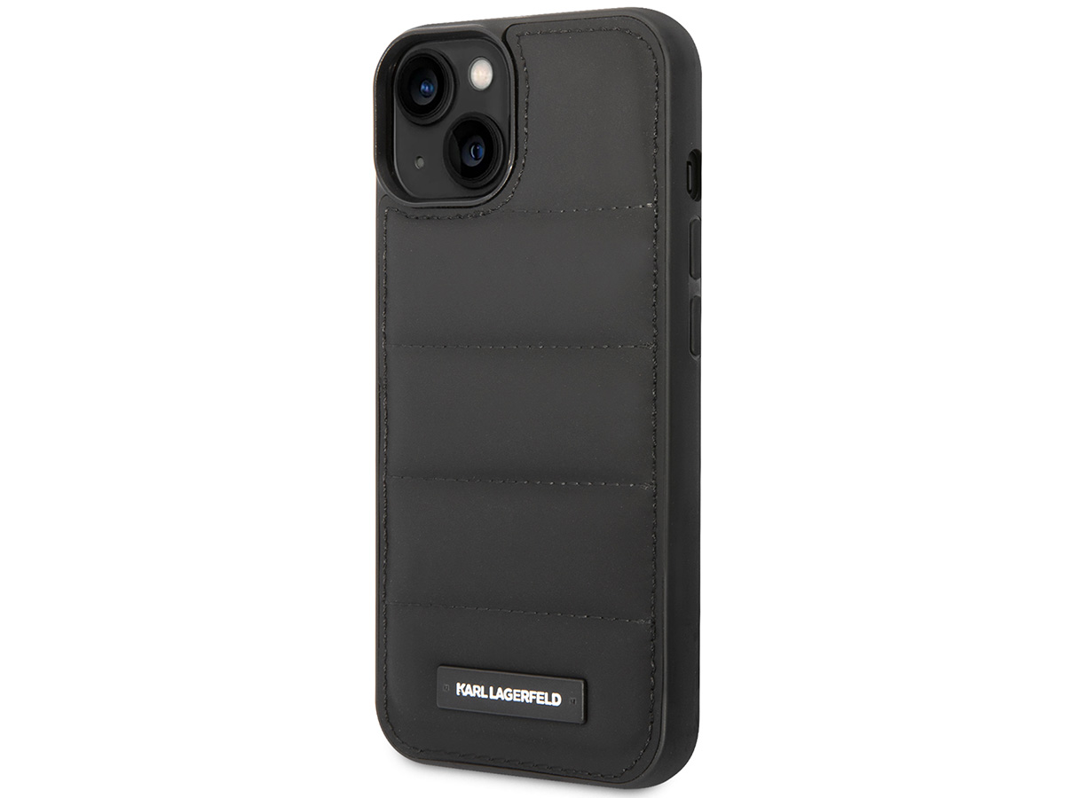Karl Lagerfeld Puffer Case Zwart - iPhone 14 Plus/15 Plus hoesje