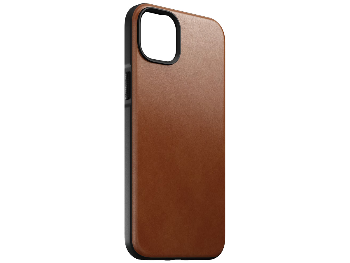 Nomad Modern Leather Case Cognac - iPhone 14 Plus hoesje