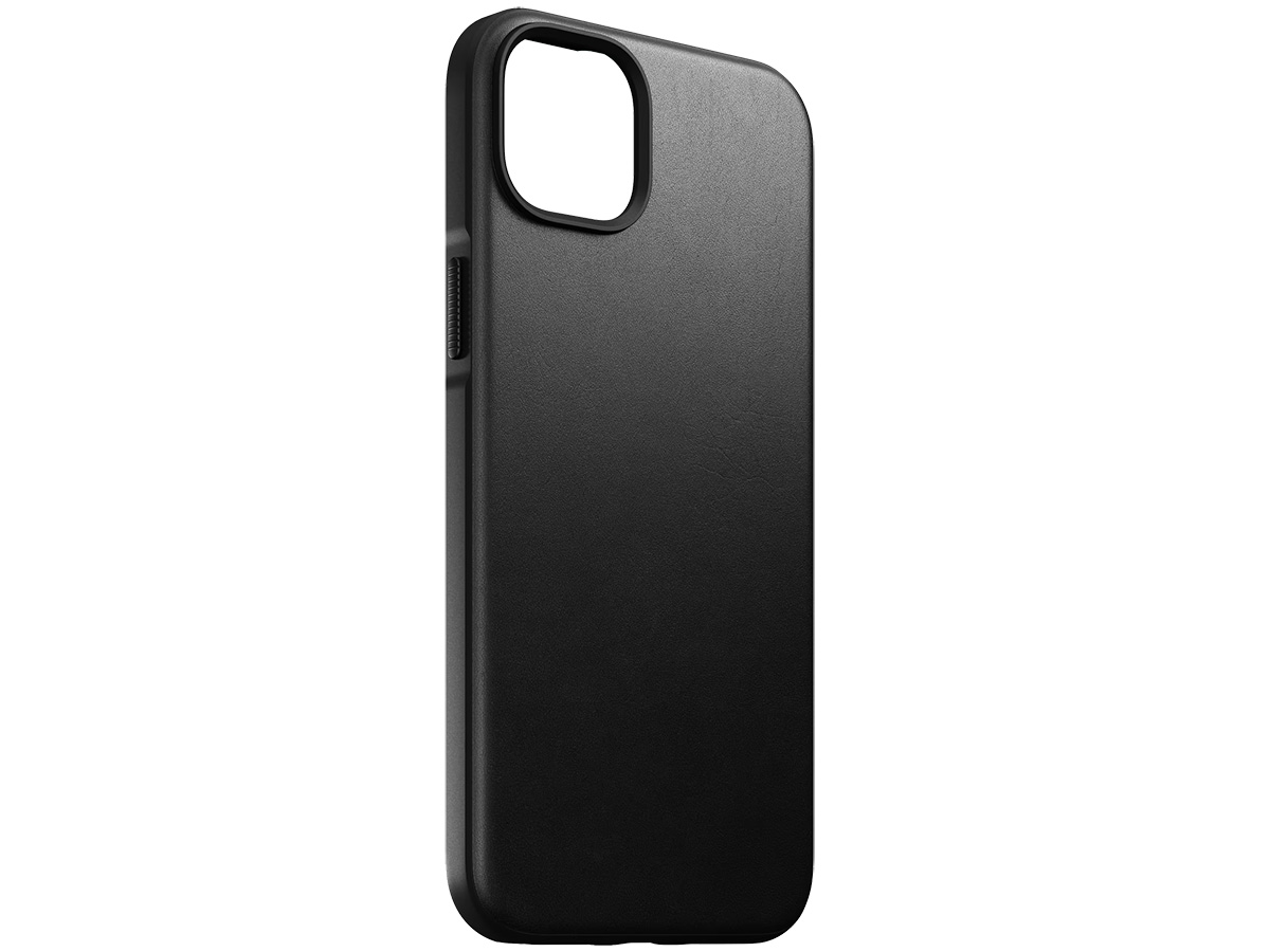 Nomad Modern Leather Case Zwart - iPhone 14 Plus hoesje