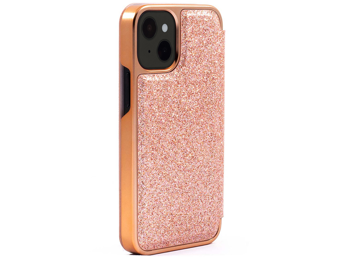 Ted Baker Glitsie Mirror Folio Case - iPhone 14 Plus Hoesje