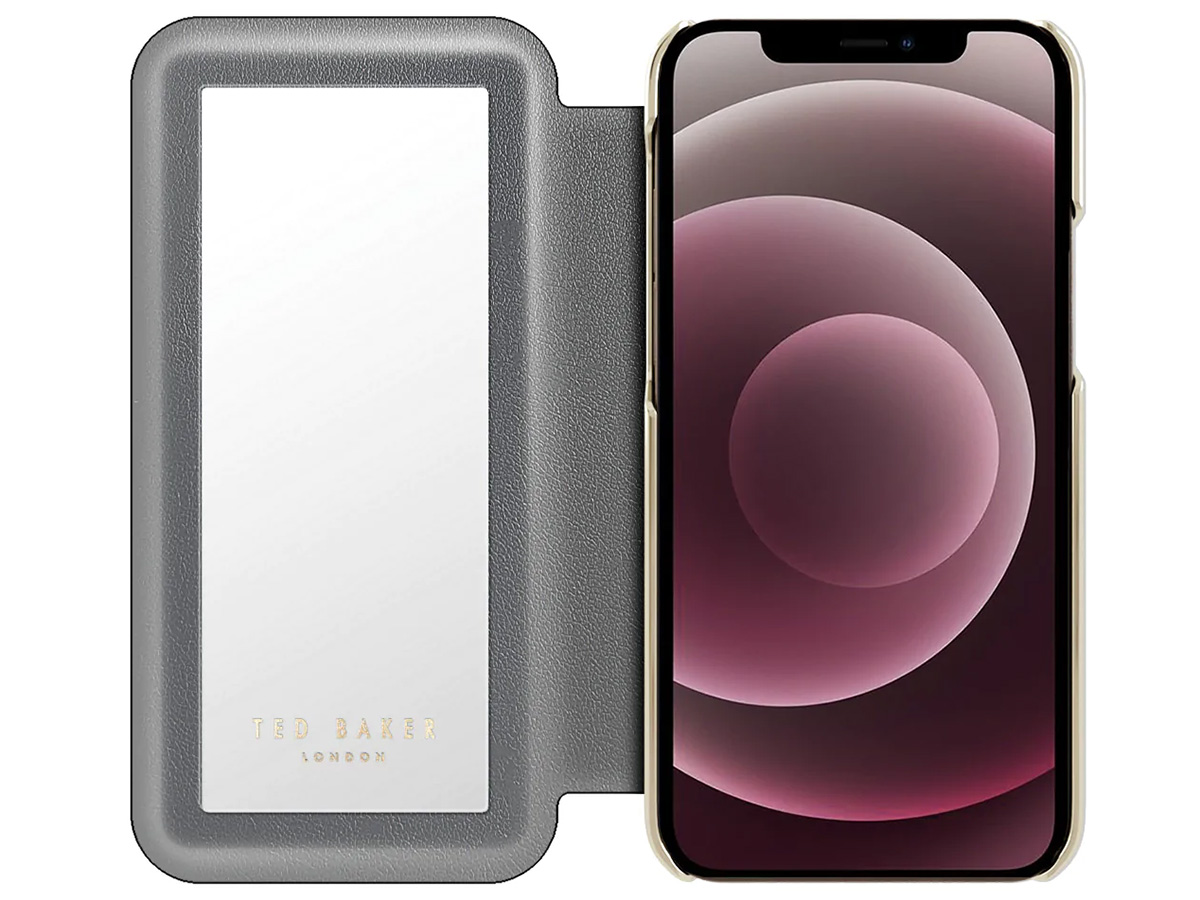 Ted Baker Opal Mirror Folio Case - iPhone 14 Plus Hoesje