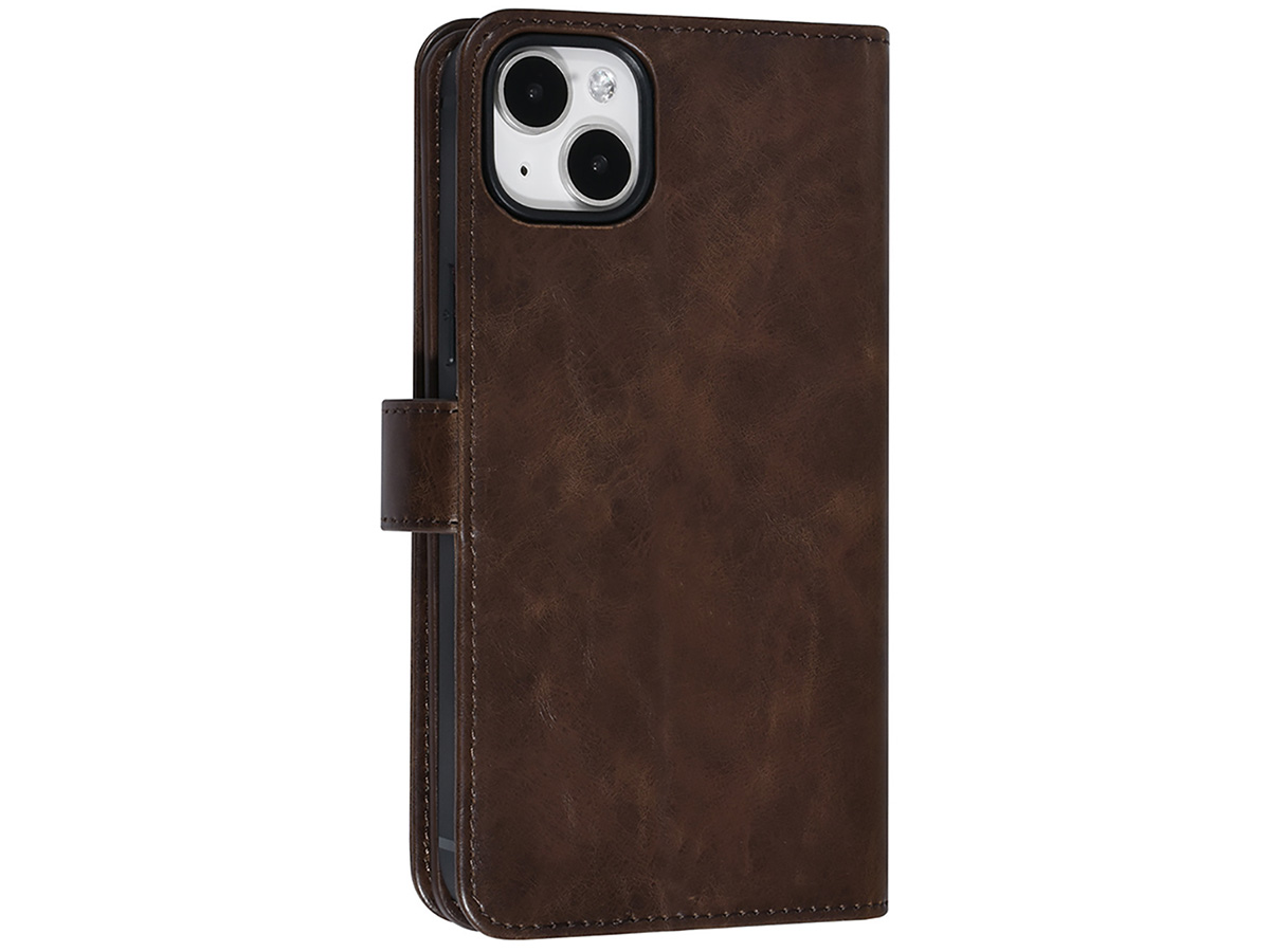 Uniq True Wallet XXL Case Bruin - iPhone 14 Plus hoesje