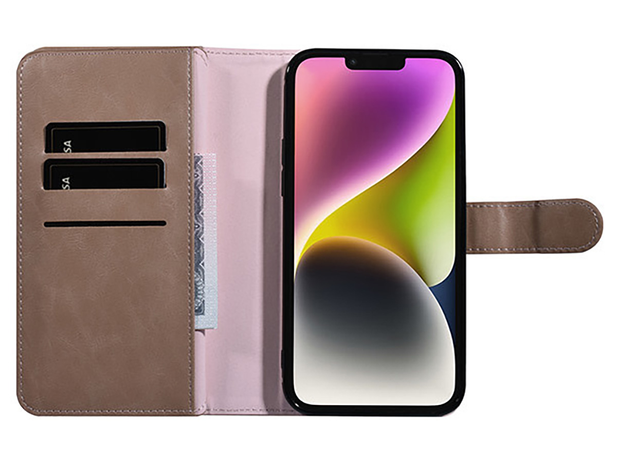 Uniq True Wallet XXL Case Roze - iPhone 14 Plus hoesje