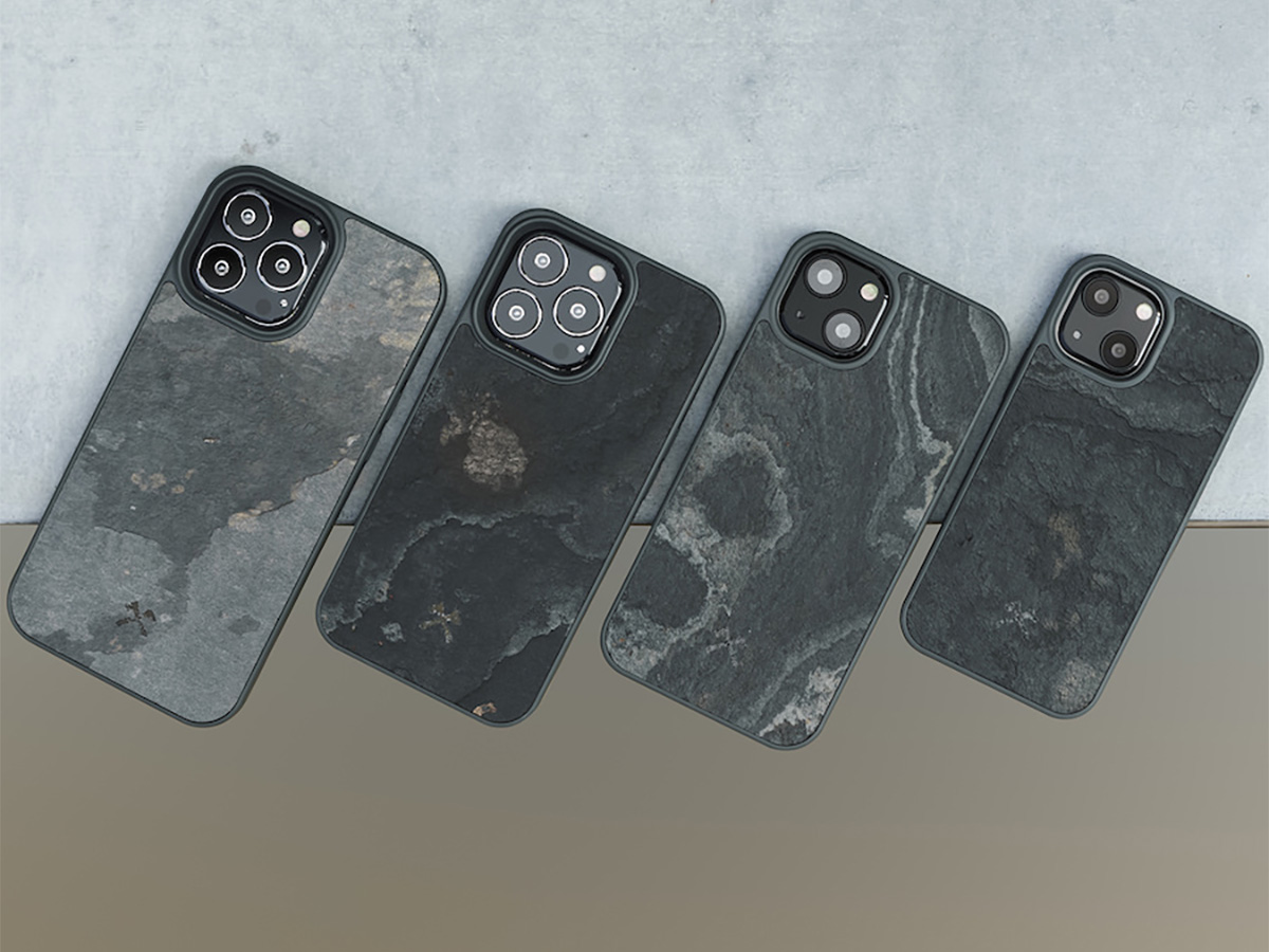 Woodcessories MagSafe Case Stone - iPhone 14 Plus hoesje van Steen