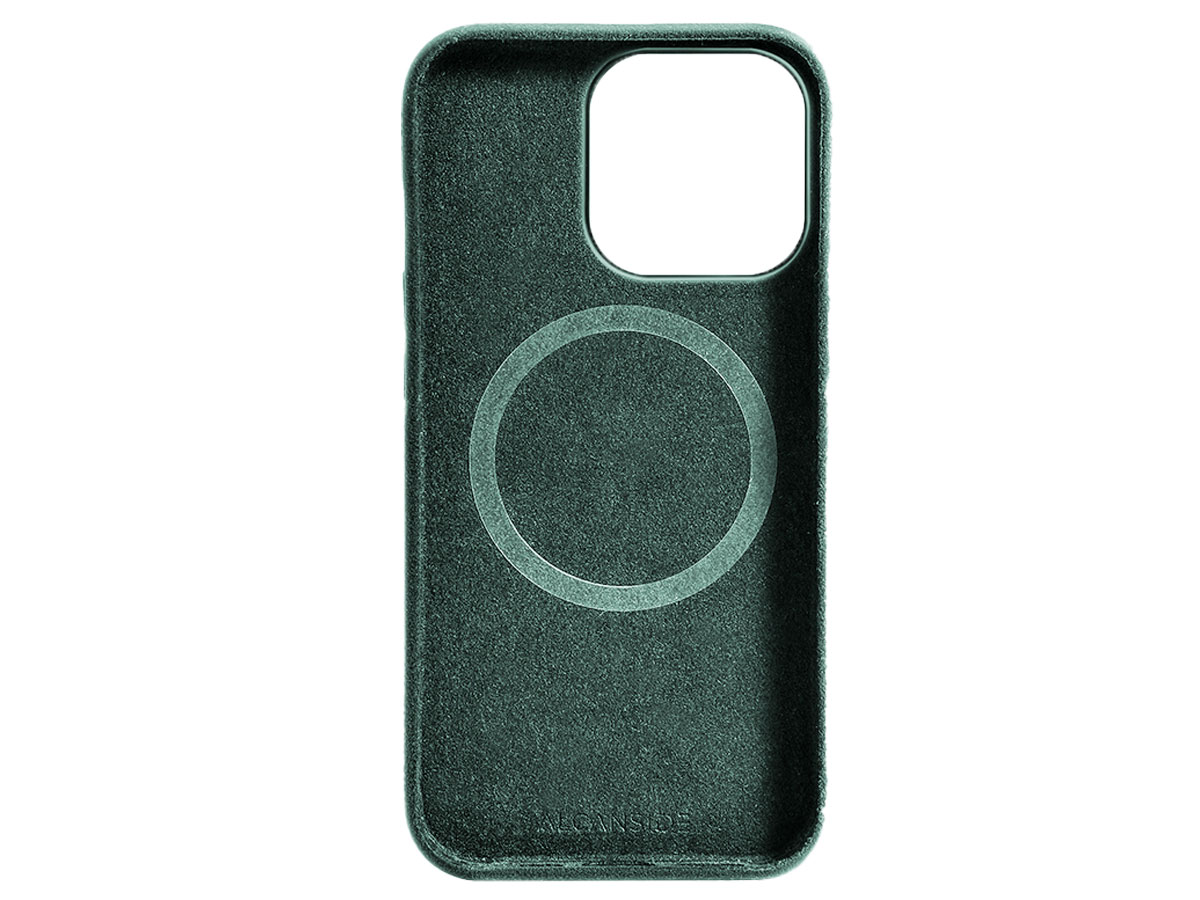 Alcanside Alcantara MagSafe Case Groen - iPhone 14 Pro hoesje