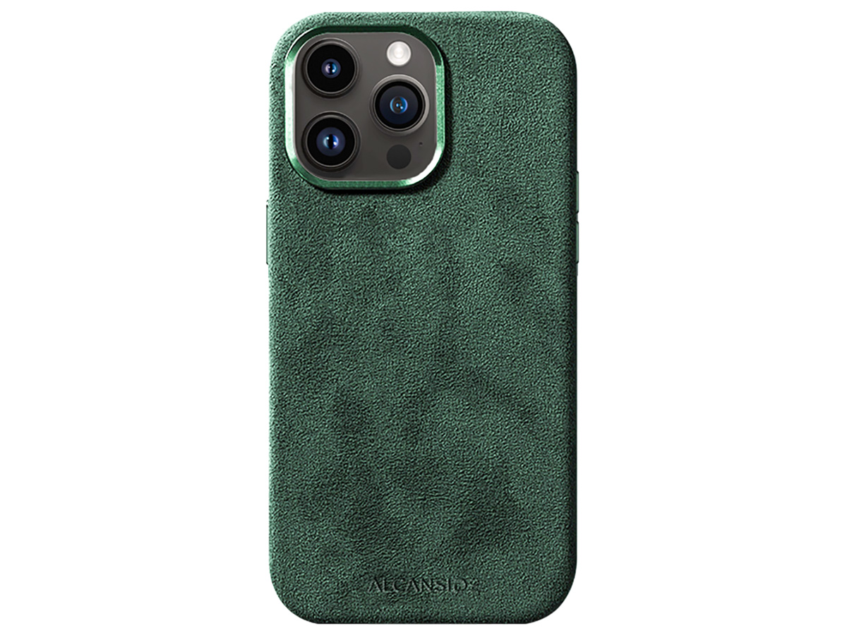 Alcanside Alcantara MagSafe Case Groen - iPhone 14 Pro hoesje