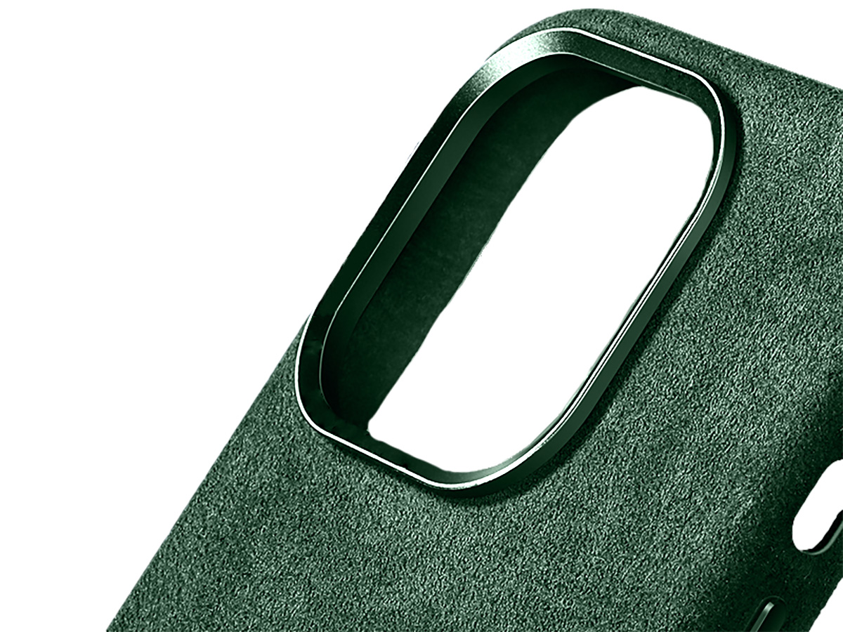 Alcanside Alcantara MagSafe Case Groen - iPhone 14 Pro hoesje