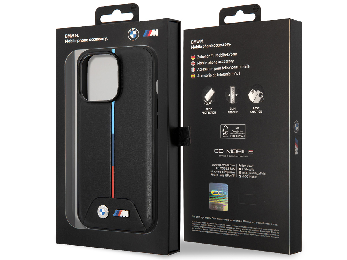 BMW M Colors Stripe Case - iPhone 14 Pro hoesje