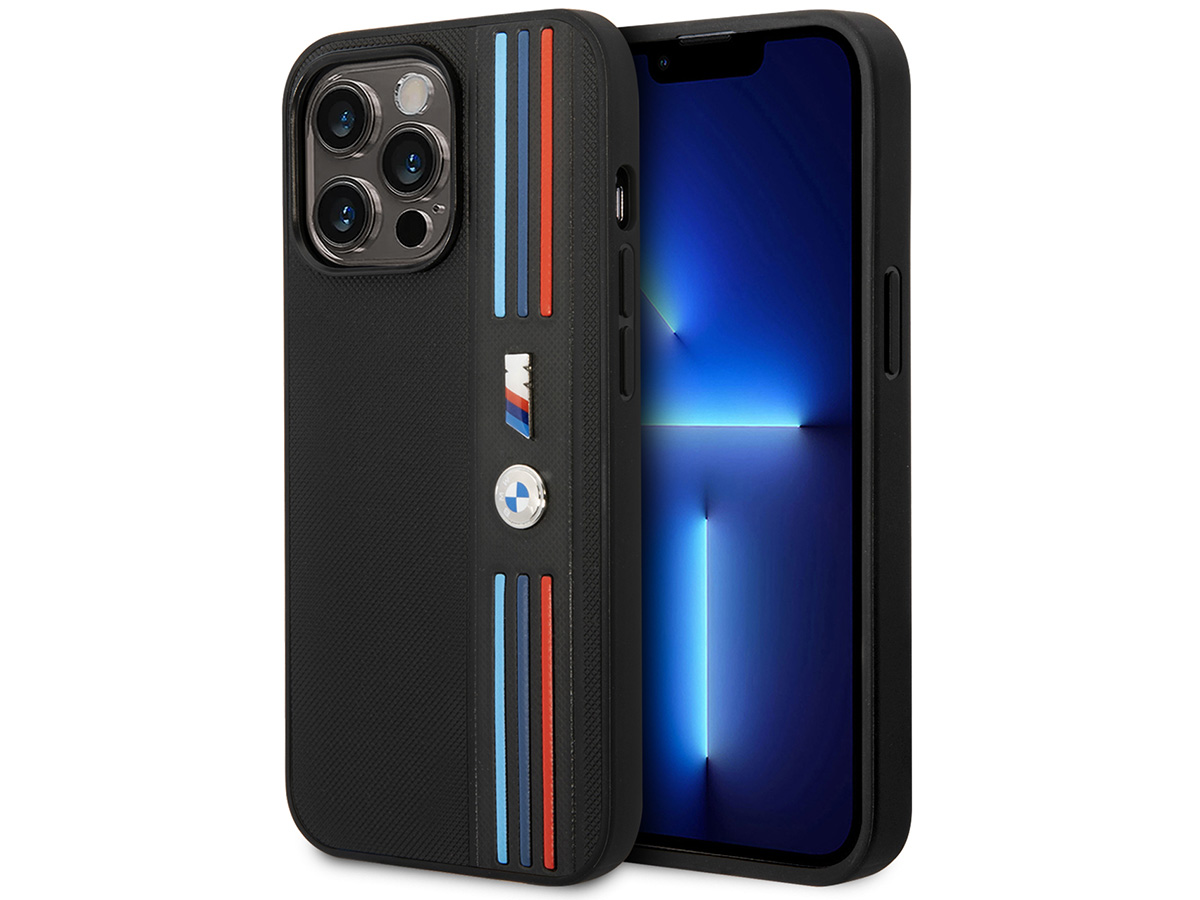 BMW M Tricolor Lines Case - iPhone 14 Pro hoesje