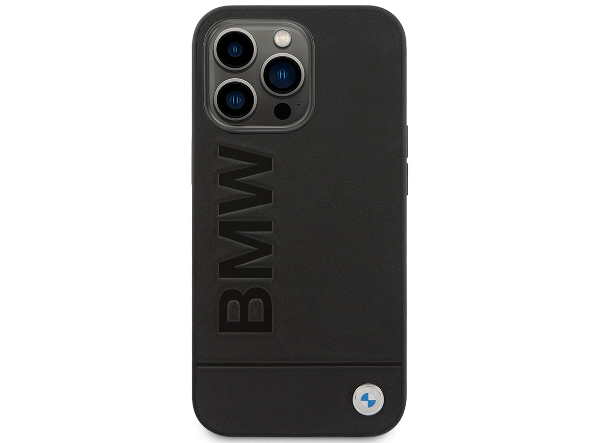 BMW Signature Leather Case - iPhone 14 Pro hoesje