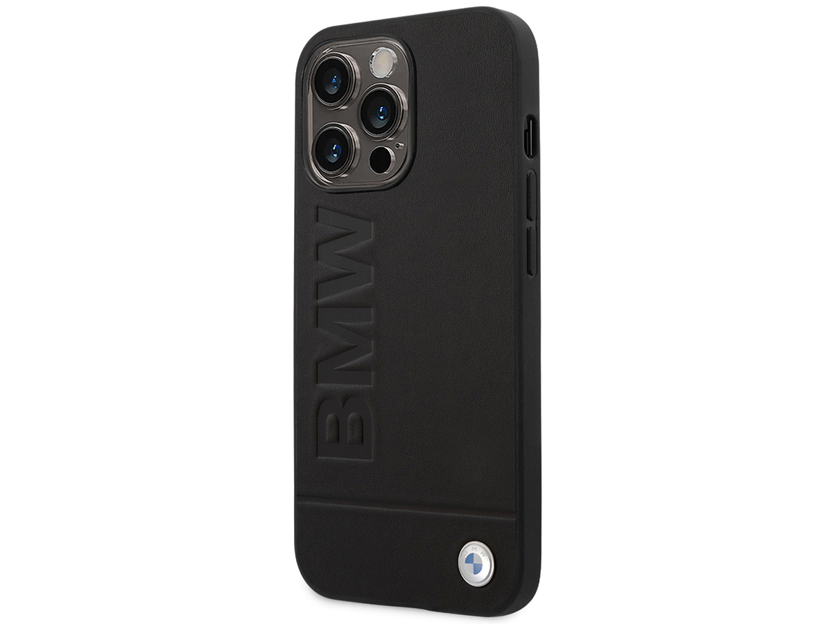 BMW Signature Leather Case - iPhone 14 Pro hoesje