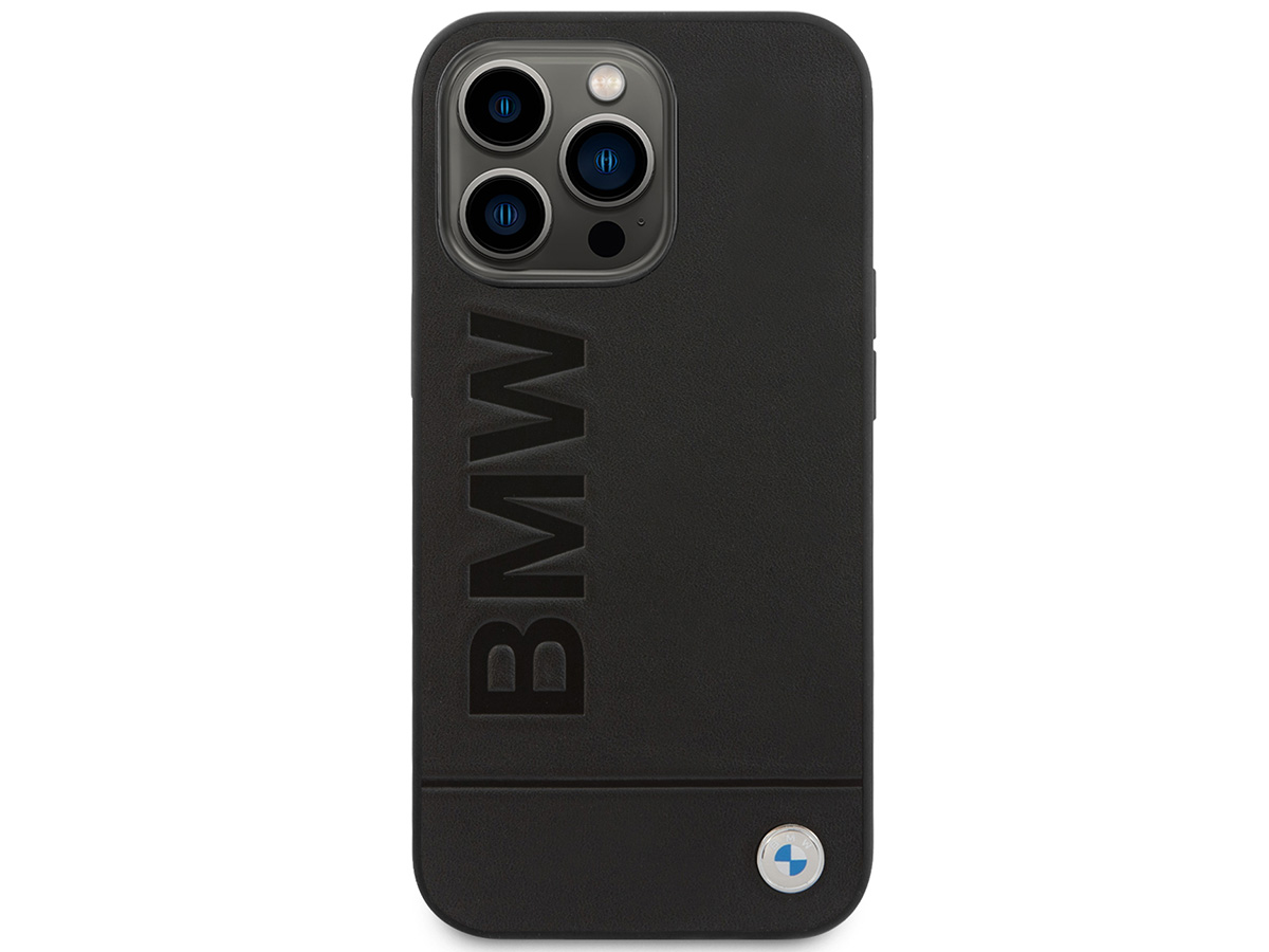 BMW Signature Leather MagSafe Case - iPhone 14 Pro hoesje