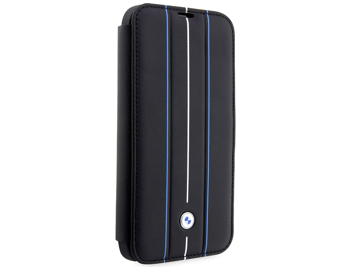 BMW Signature Lines Leather Folio Case - iPhone 14 Pro Hoesje Leer