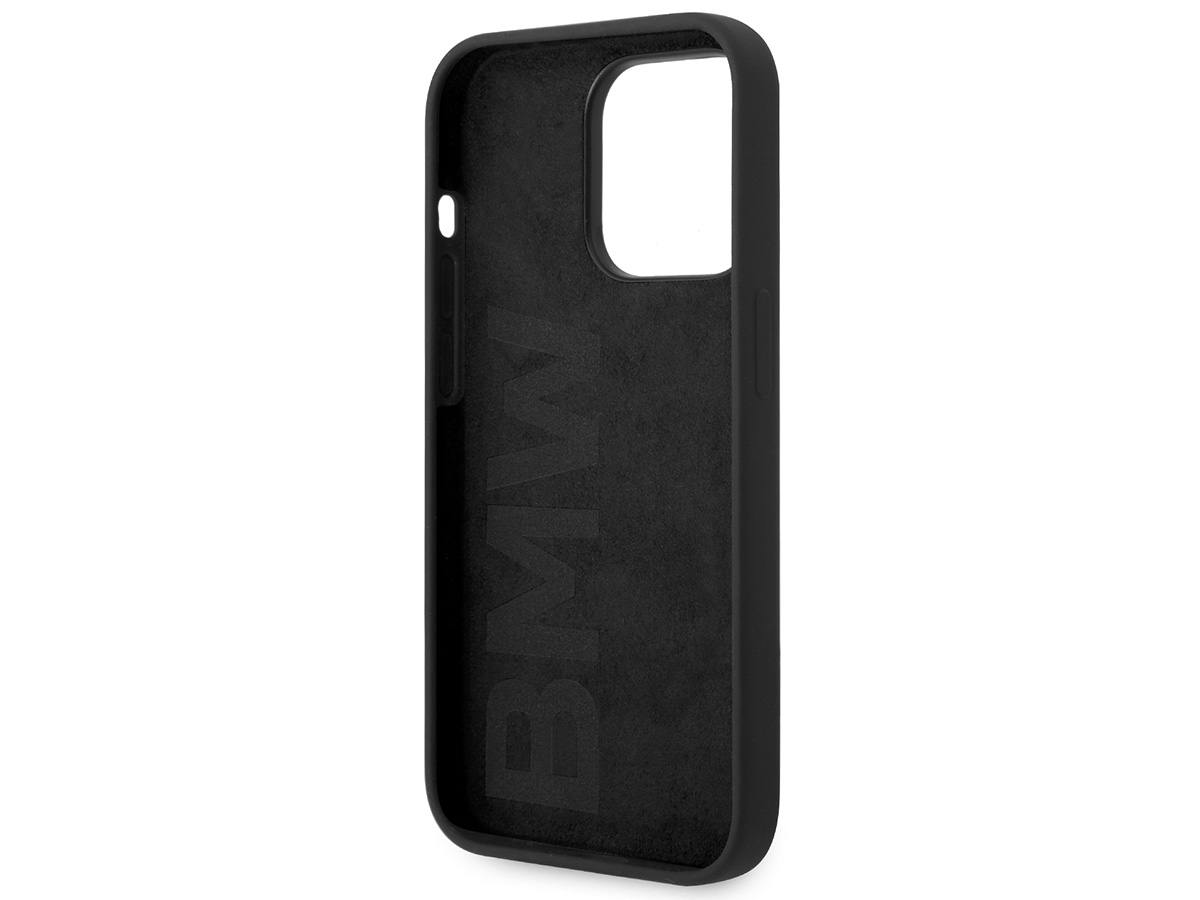 BMW Signature Silicone MagSafe Case - iPhone 14 Pro hoesje