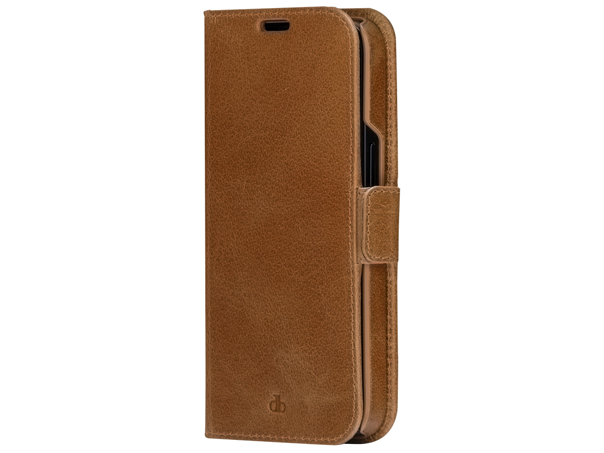 dbramante1928 Lynge 2in1 Case Tan - Leren iPhone 14 Pro Hoesje