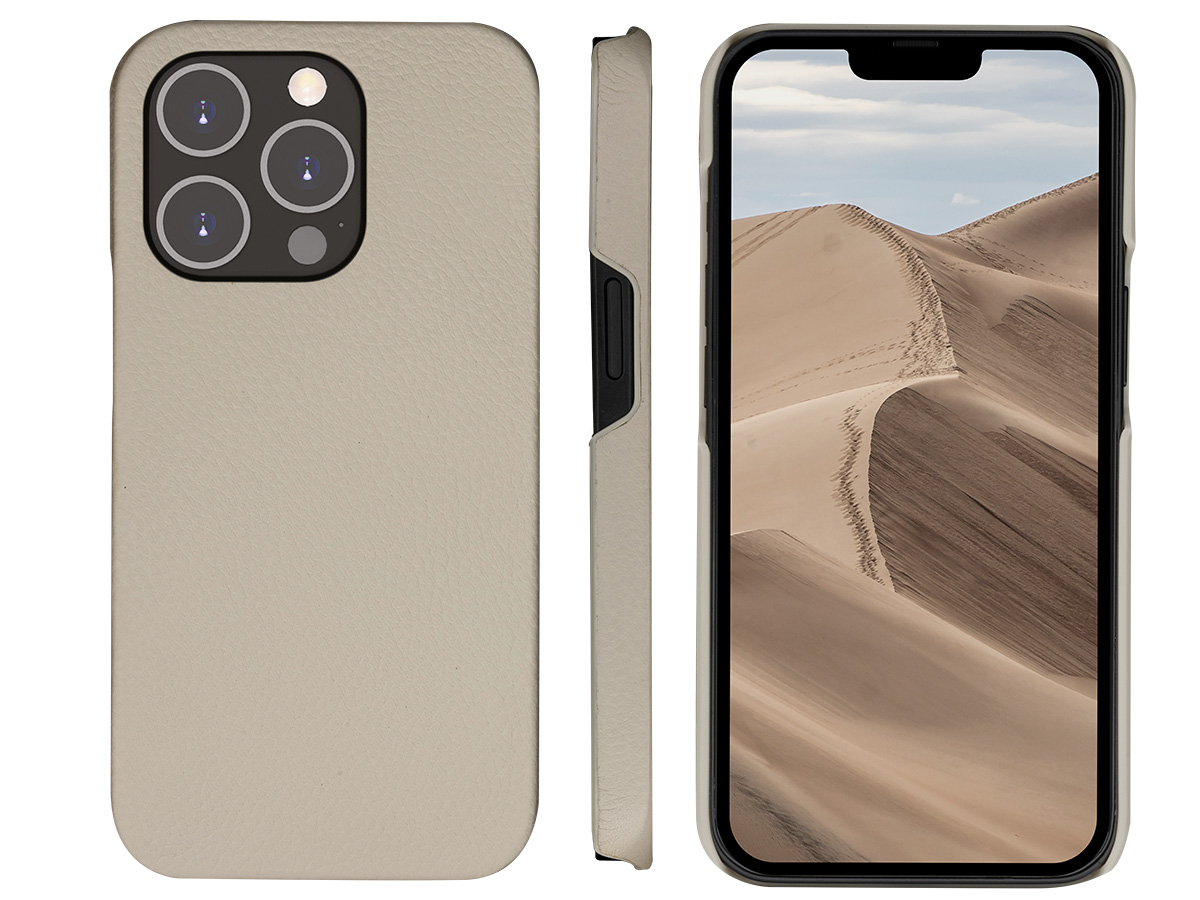 dbramante1928 New York 2in1 Case Beige - iPhone 14 Pro Hoesje Leer