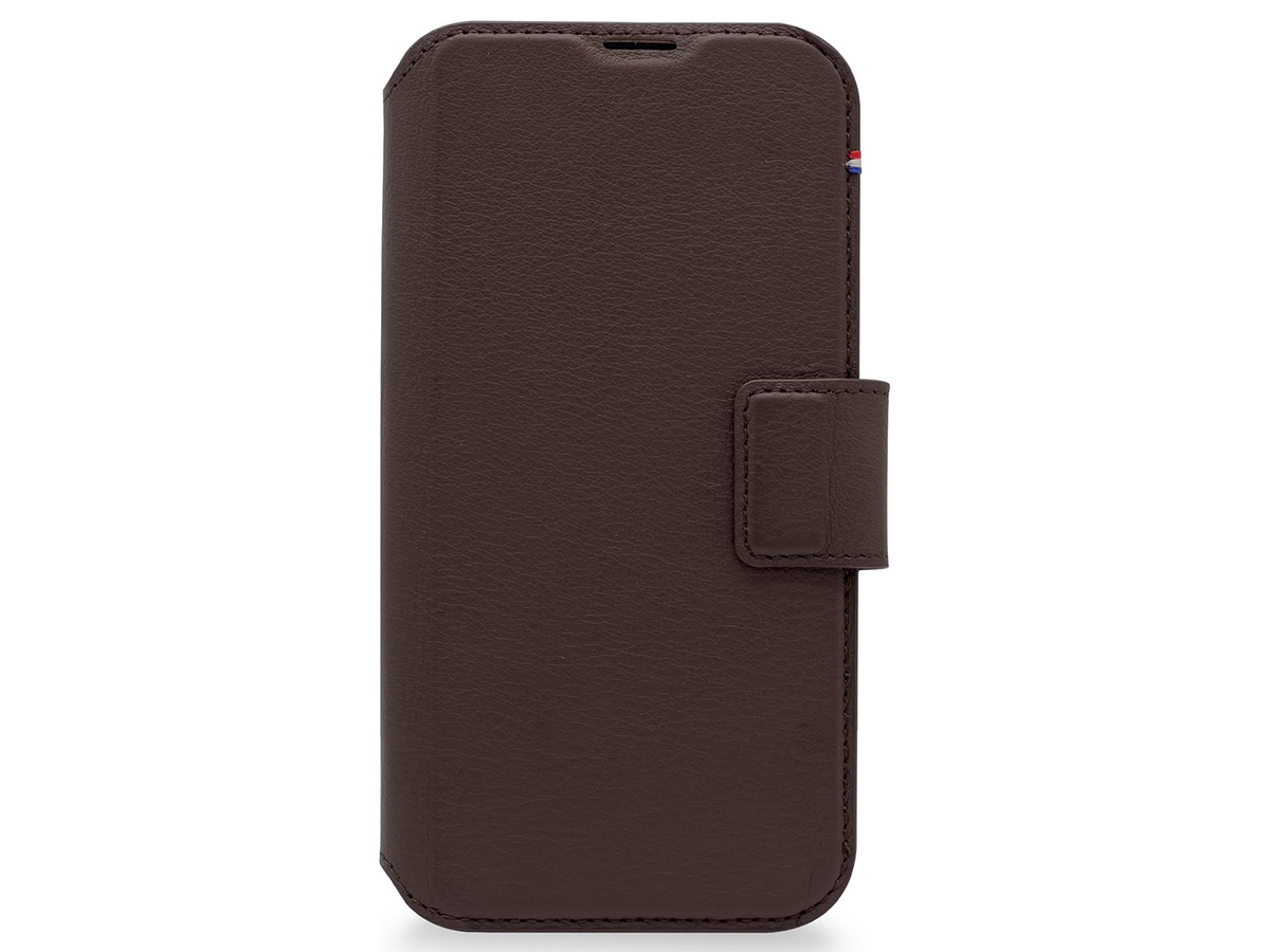 Decoded Case Wallet Leather Book Bruin - iPhone 14 Pro hoesje