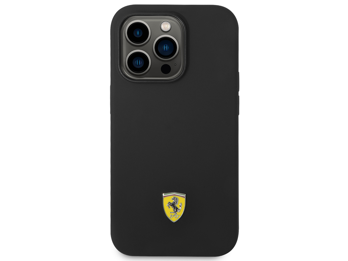 Ferrari MagSafe Case Zwart - iPhone 14 Pro Hoesje