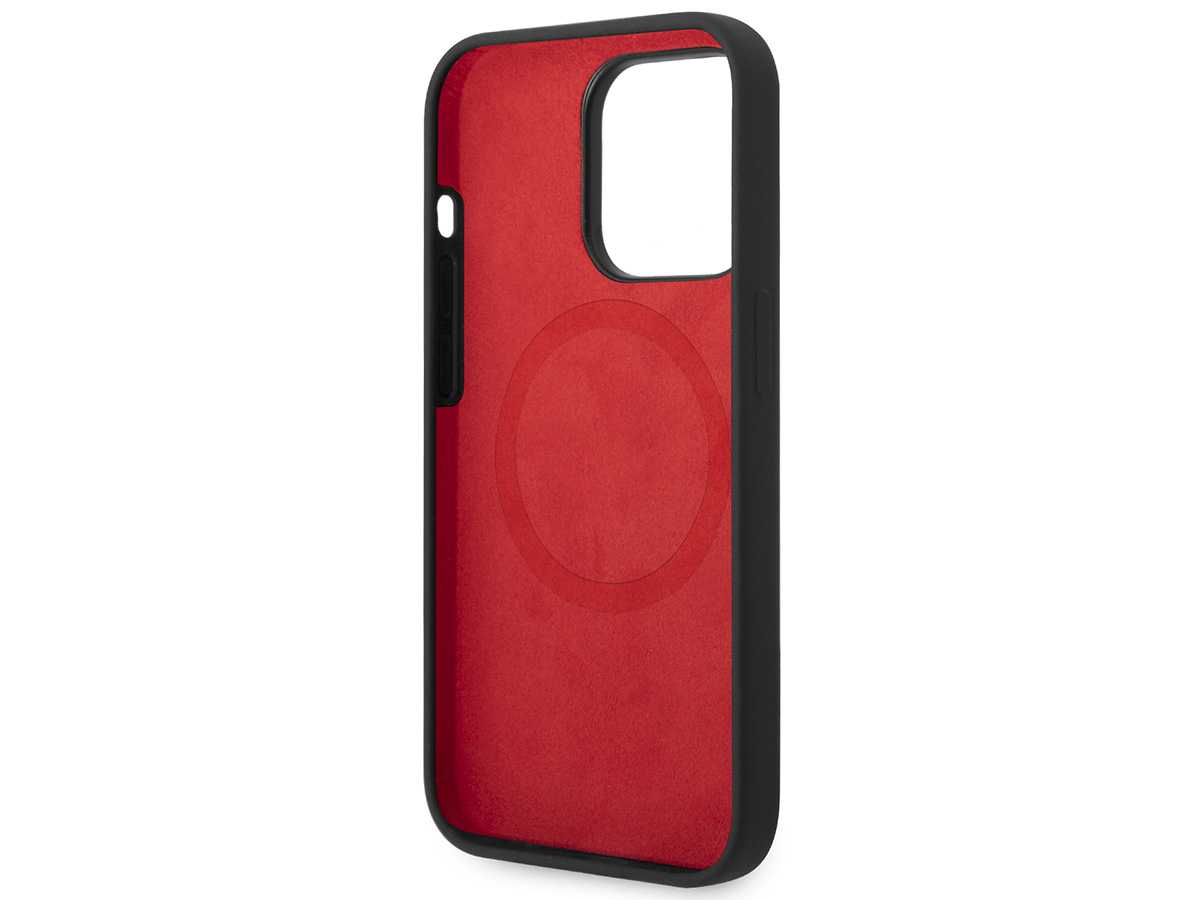 Ferrari MagSafe Case Zwart - iPhone 14 Pro Hoesje