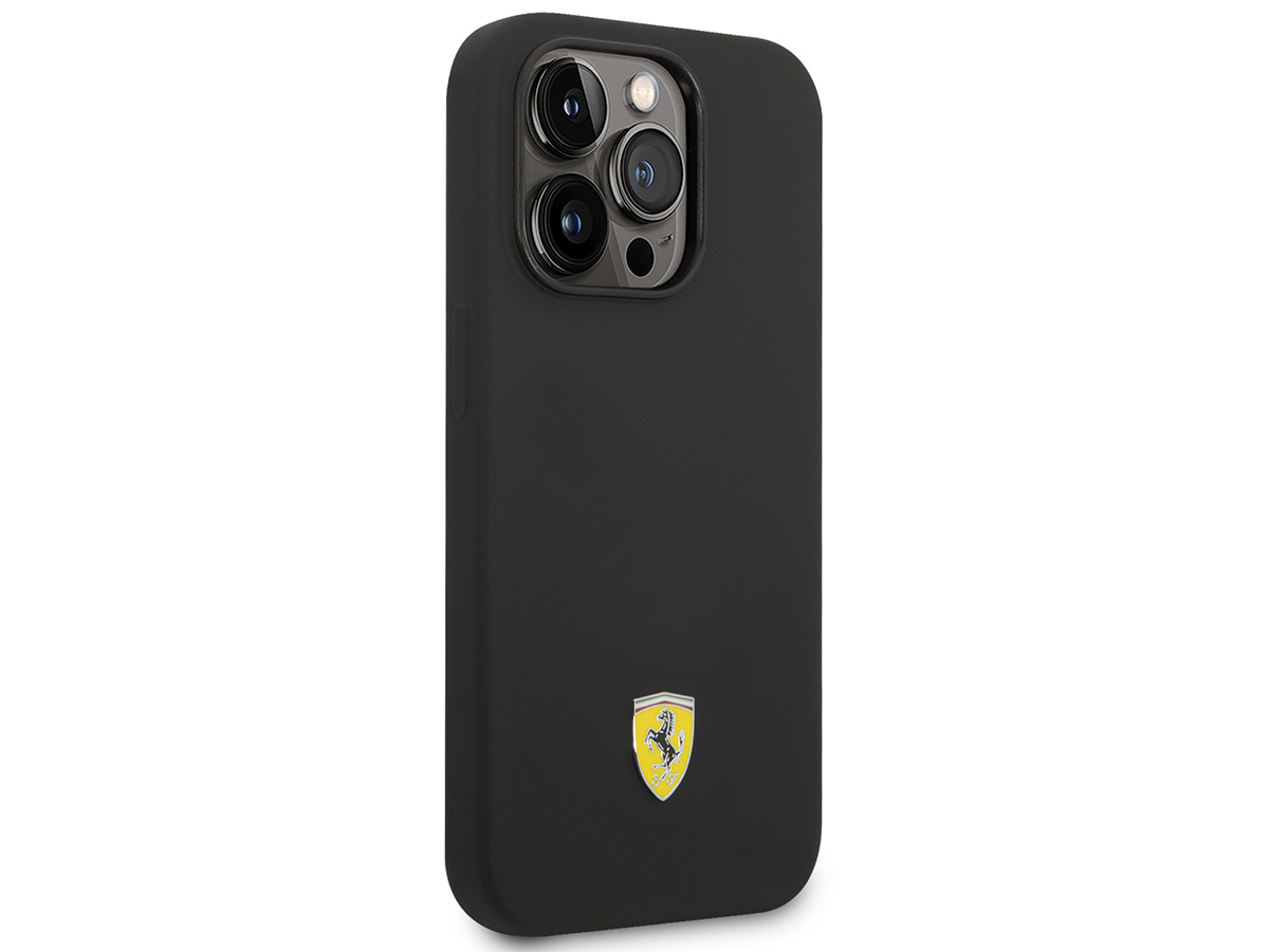 Ferrari MagSafe Case Zwart - iPhone 14 Pro Hoesje