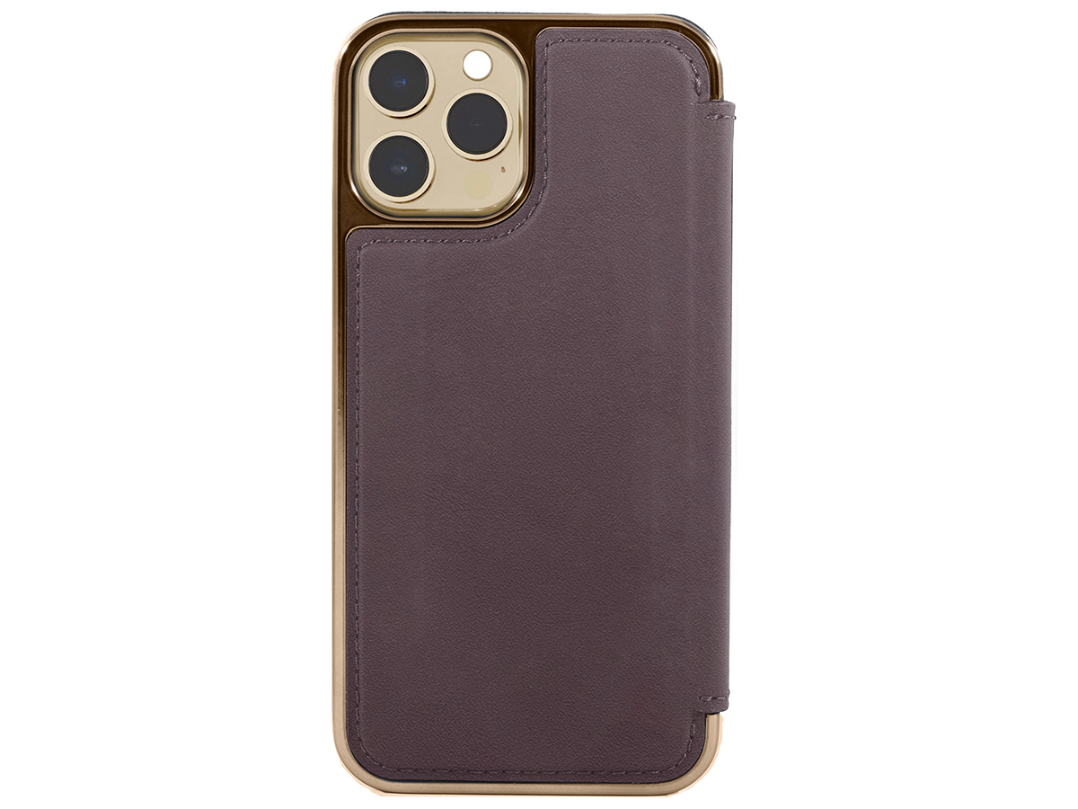 Greenwich Blake MagSafe Leather Folio Damson - iPhone 14 Pro Hoesje