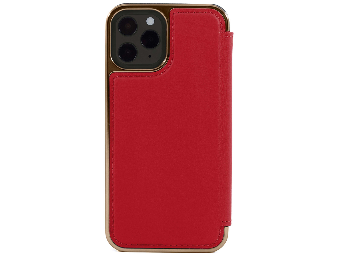 Greenwich Blake MagSafe Leather Folio Flash Red - iPhone 14 Pro Hoesje