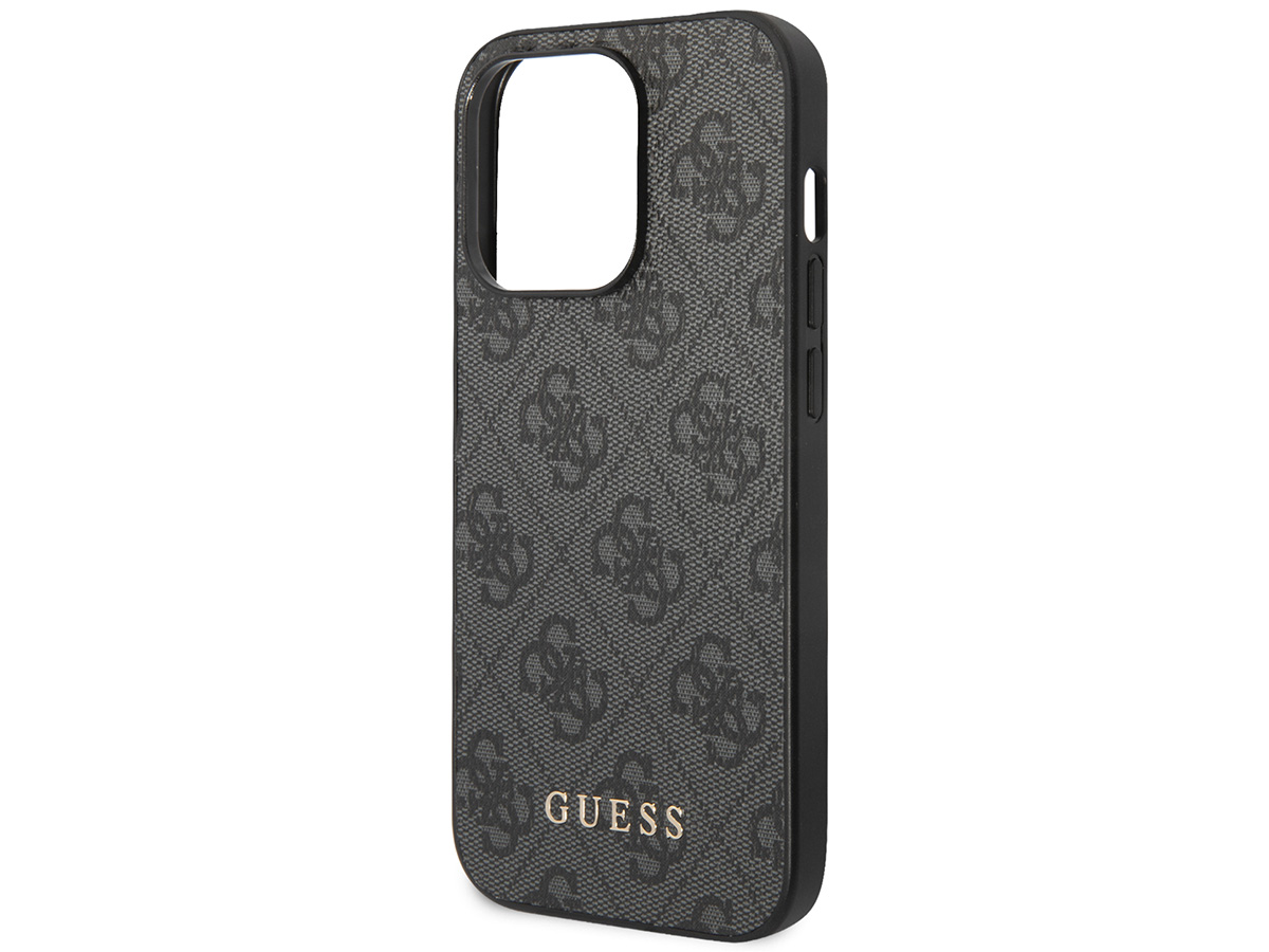 Guess 4G Monogram Case Grijs - iPhone 14 Pro hoesje