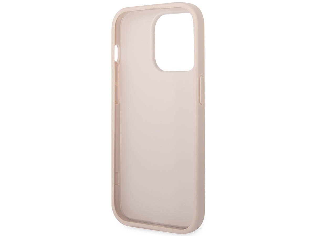 Guess 4G Monogram Case Roze - iPhone 14 Pro hoesje