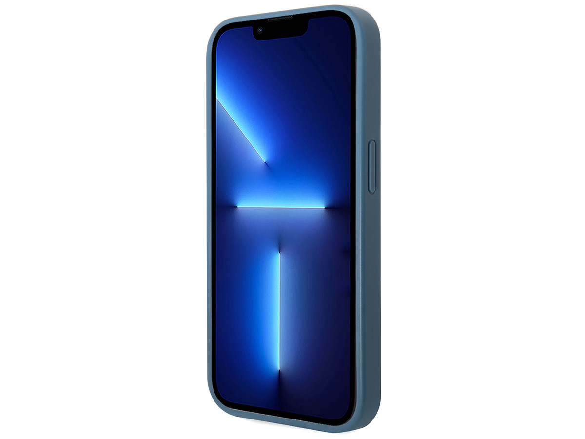 Guess Big 4G Monogram Case Blauw - iPhone 14 Pro hoesje
