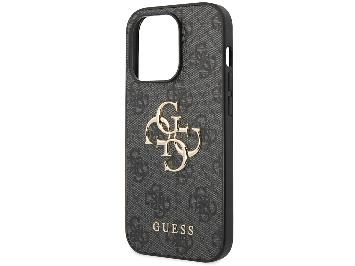 Guess Big 4G Monogram Case Grijs - iPhone 14 Pro hoesje