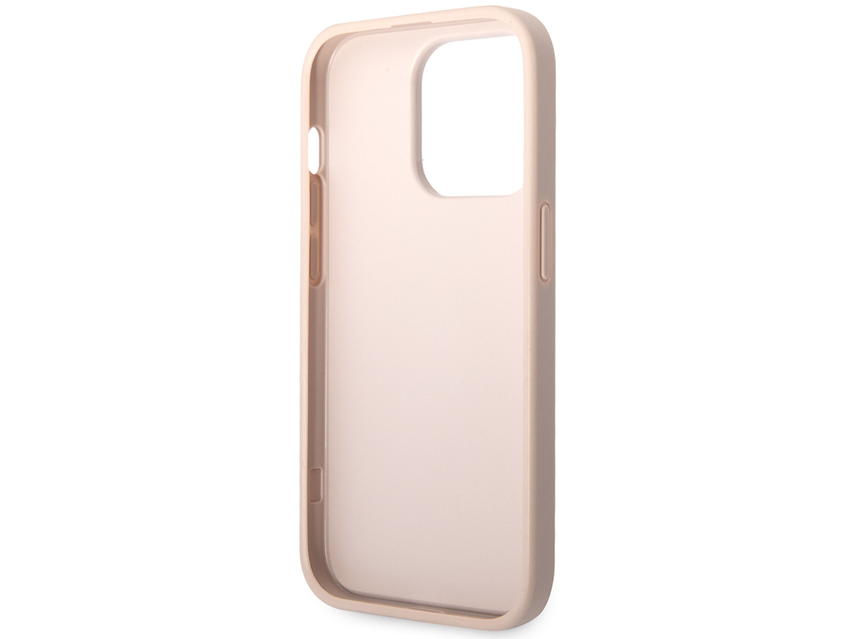 Guess Big 4G Monogram Case Roze - iPhone 14 Pro hoesje