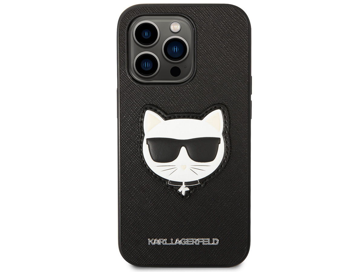 Karl Lagerfeld Ikonik Choupette Patch Case - iPhone 14 Pro hoesje