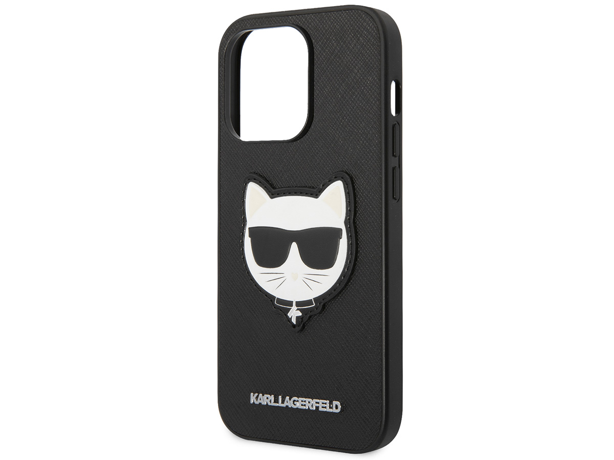 Karl Lagerfeld Ikonik Choupette Patch Case - iPhone 14 Pro hoesje