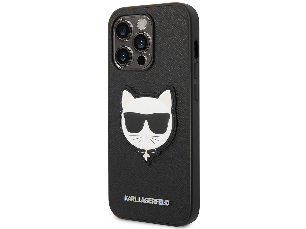 Karl Lagerfeld Ikonik Choupette Patch Case - iPhone 14 Pro hoesje