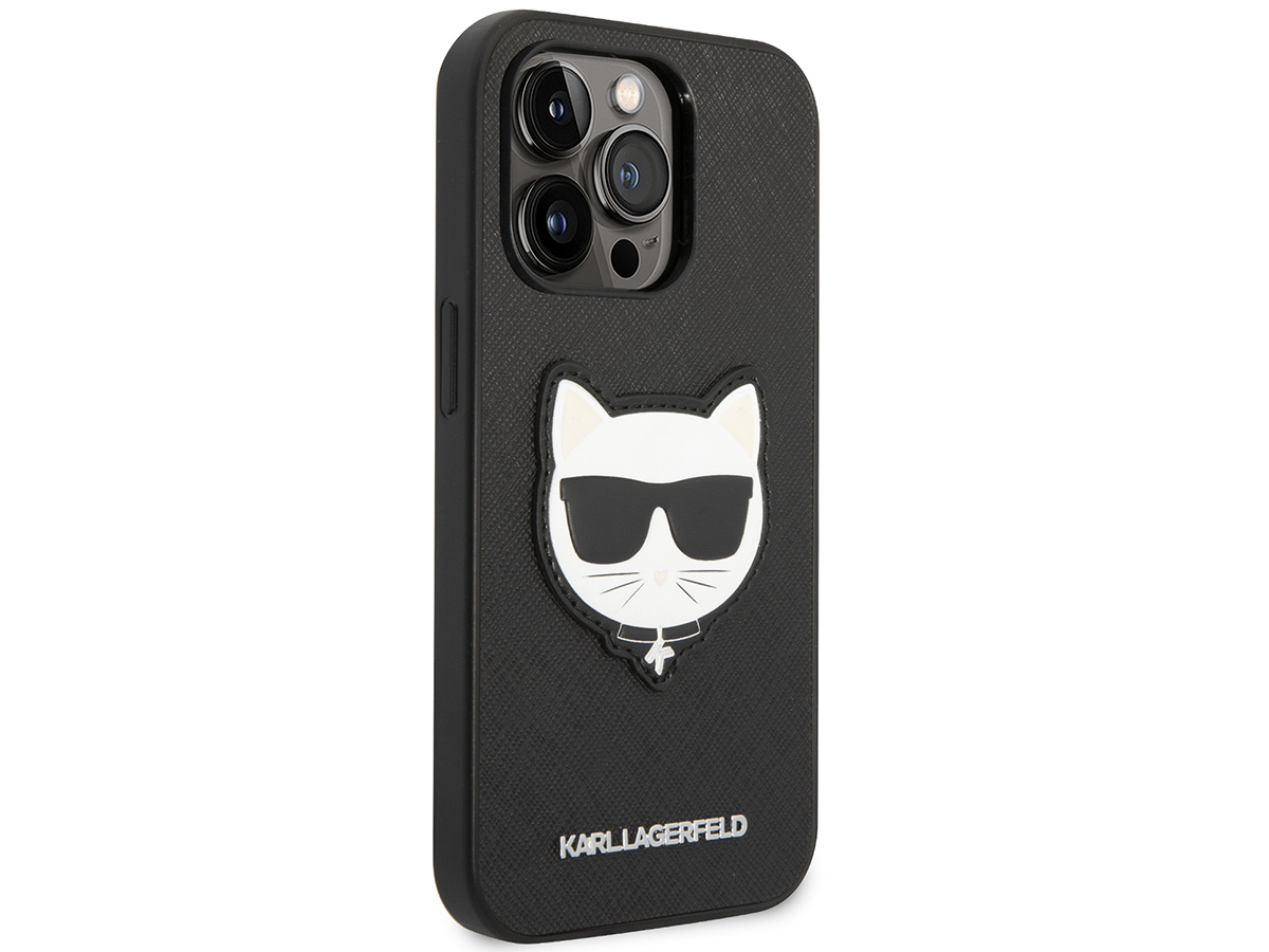 Karl Lagerfeld Ikonik Choupette Patch Case - iPhone 14 Pro hoesje