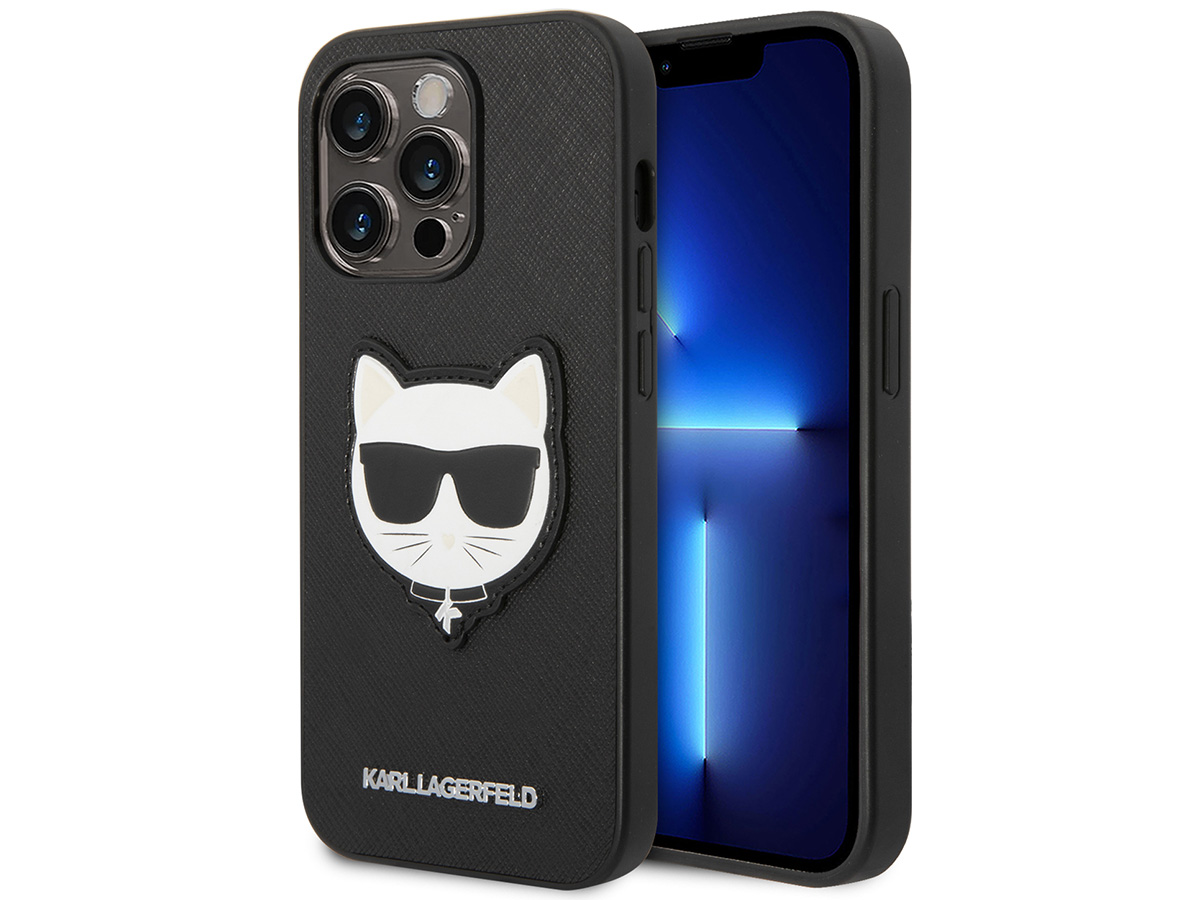 Karl Lagerfeld Ikonik Choupette Patch Case - iPhone 14 Pro hoesje