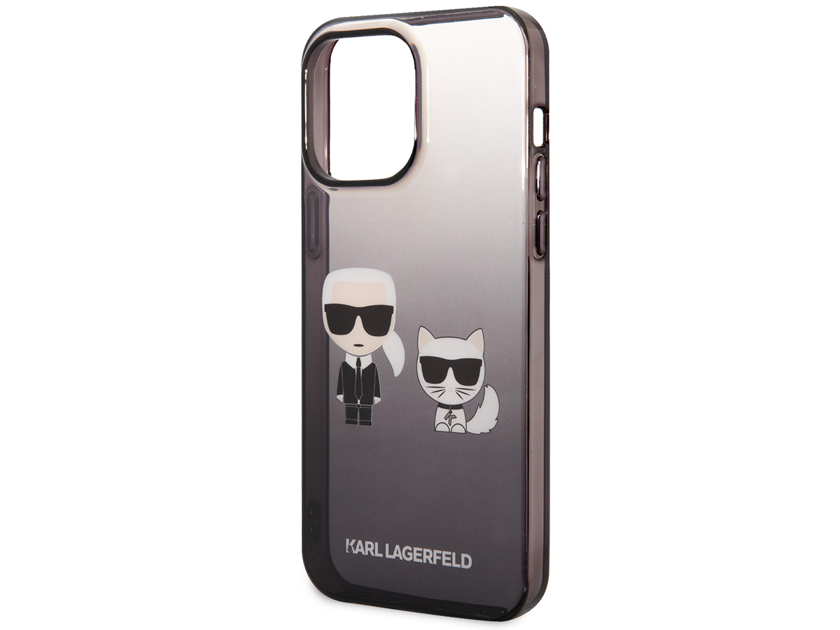Karl Lagerfeld Ikonik Duo Case Zwart - iPhone 14 Pro hoesje
