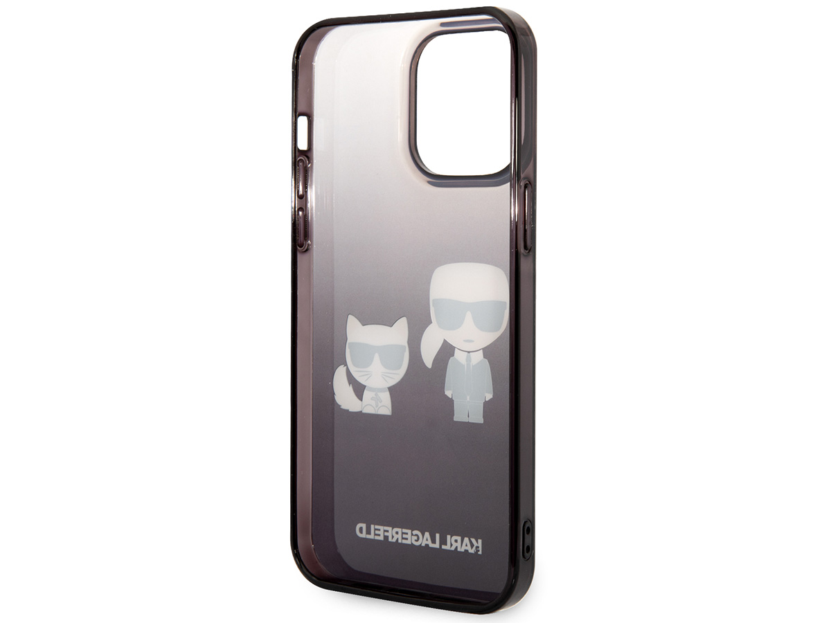 Karl Lagerfeld Ikonik Duo Case Zwart - iPhone 14 Pro hoesje