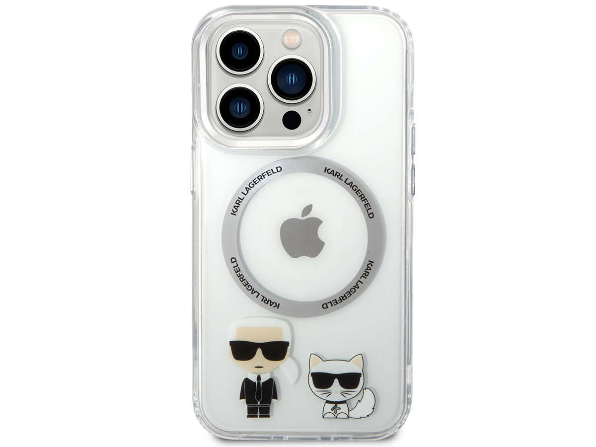 Karl Lagerfeld Ikonik Duo MagSafe Case - iPhone 14 Pro hoesje