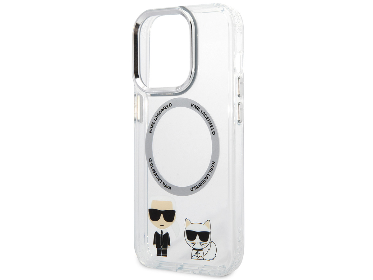 Karl Lagerfeld Ikonik Duo MagSafe Case - iPhone 14 Pro hoesje