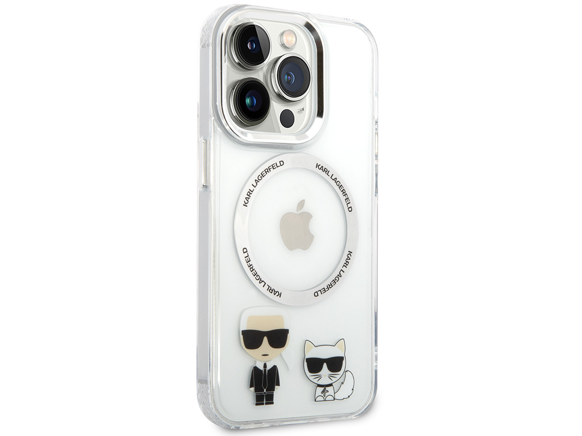 Karl Lagerfeld Ikonik Duo MagSafe Case - iPhone 14 Pro hoesje