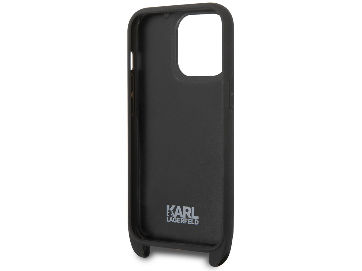 Karl Lagerfeld Ikonik Monogram Necklace Case - iPhone 14 Pro hoesje