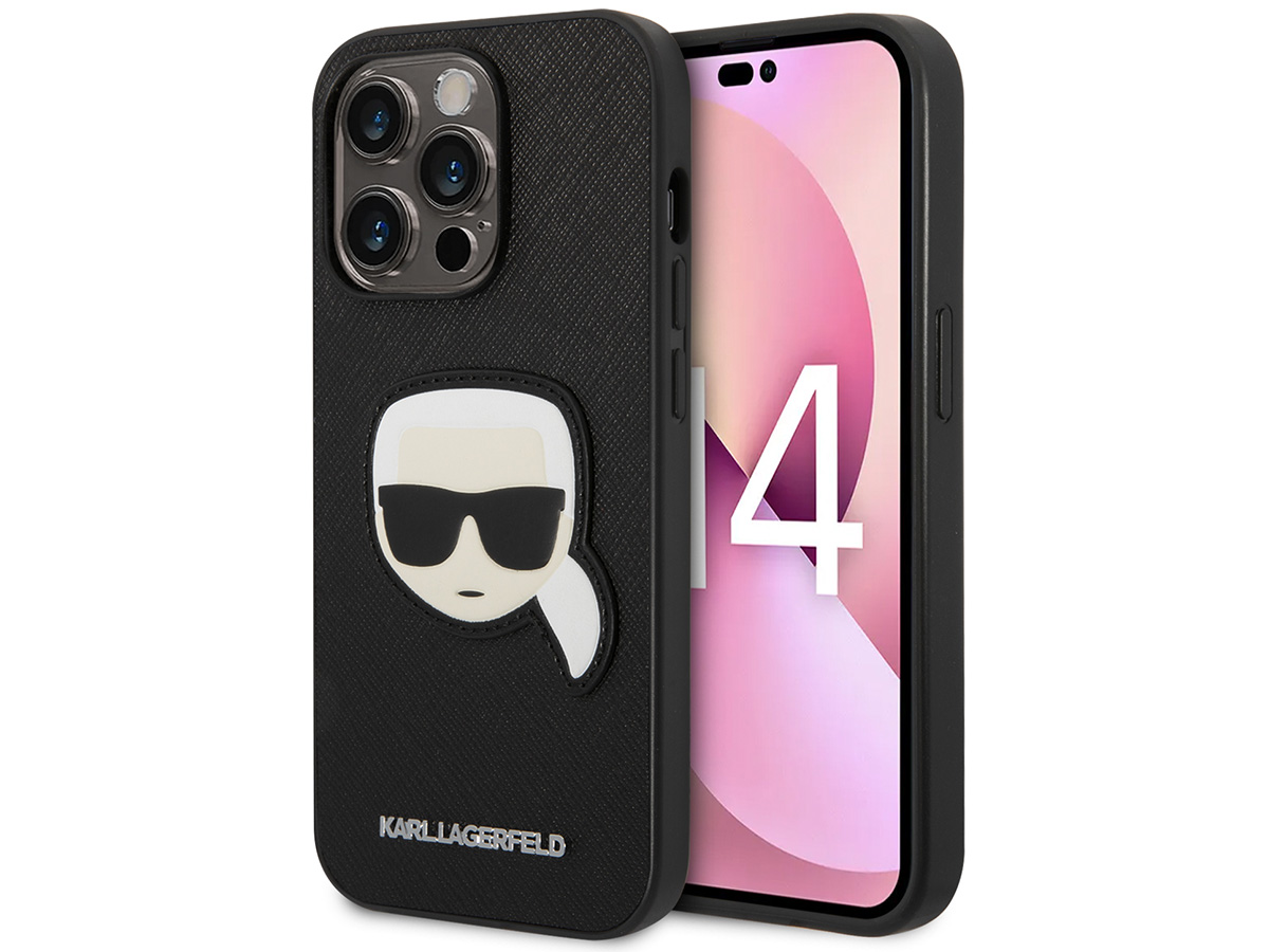 Karl Lagerfeld Ikonik Patch Case - iPhone 14 Pro hoesje